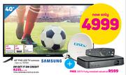 Samsung 40” FHD LED TV 40M5000 + Free DSTV Fully Installed