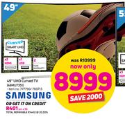 Samsung 49" UHD Curved TV 49MU7351