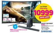Samsung 55” FHD Curved LED TV