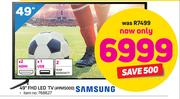 Samsung 49” FHD LED TV 49M5000