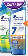 Head & Shoulder Shampoo Or Conditioner  Assorted-For 1 x 275ml/300ml/400ml