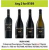 Bush Vine Cabernet Sauvignon, Pinotage, Syrah Or Chenin Blanc-For Any 2 x 750ml