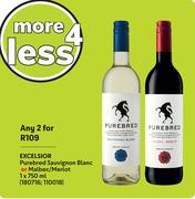 Excelsior Purebred Sauvignon Blanc Or Malbec/Merlot-For Any 2 x 750ml