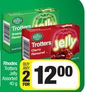 Rhodes Trotters Jelly Assorted-For Any 2 x 40g