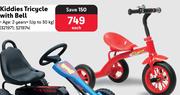 Kiddies Tricycle With Bell-Each