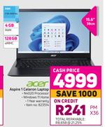 Acer 15.6" (39cm) Aspire 1 Celeron Laptop