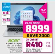 Acer 15.6" (39cm) Aspire3 i5 Laptop