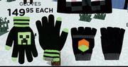 Minecraft Gloves-Each