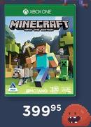 Xbox One Minecraft 