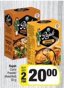 Rajah Curry Powder (Assorted)-For Any 2 x 50g