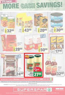 SUPERSPAR EASTERN CAPE : Grand Cash Giveaway (22 February - 07 March 2022) | Valid In Butterworth, Cofimvaba, Daku, Engcobo, Georgious, Highway, Kwantu, Mdantsane, Ndu, New Brighton, Protea, page 12