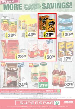 SUPERSPAR EASTERN CAPE : Grand Cash Giveaway (22 February - 07 March 2022) | Valid In Butterworth, Cofimvaba, Daku, Engcobo, Georgious, Highway, Kwantu, Mdantsane, Ndu, New Brighton, Protea, page 12