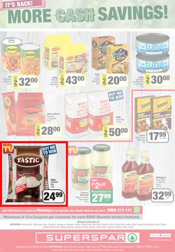 SUPERSPAR EASTERN CAPE : Grand Cash Giveaway (22 February - 07 March 2022) | Valid In Butterworth, Cofimvaba, Daku, Engcobo, Georgious, Highway, Kwantu, Mdantsane, Ndu, New Brighton, Protea, page 12