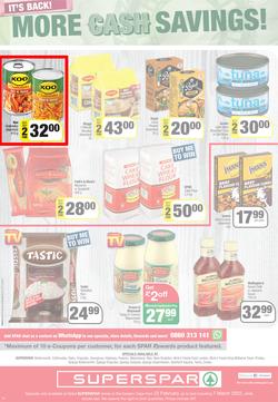 SUPERSPAR EASTERN CAPE : Grand Cash Giveaway (22 February - 07 March 2022) | Valid In Butterworth, Cofimvaba, Daku, Engcobo, Georgious, Highway, Kwantu, Mdantsane, Ndu, New Brighton, Protea, page 12