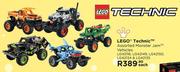 Lego Technic Assorted Monster Jam Vehicles LG42118, LG42149, LG42150, LG42134 & LG42135-Each