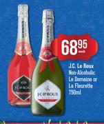 J.C.Le Roux Non Alcoholic Le Domaine Or La Fleurette-750ml Each