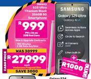 Samsung Galaxy S25 Ultra Titanium Black Smartphone-Each