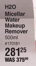 Bioderma Sensibio H2O Micellar Water Makeup Remover-500ml