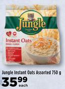 Jungle Instant Oats Assorted-750g