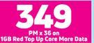 Samsung Galaxy A33 5G Smartphone-On 1GB Red Top Up Core More Data