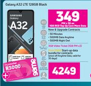 Samsung Galaxy A32 LTE 128GB (Black) Smartphone-Each