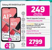 Samsung Galaxy A13 64GB Dual SIM Smartphone-Each
