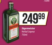 Jagermeister Herbal Liqueur-750ml