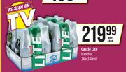 Castle Lite Handies-24 x 340ml Per Case