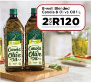 B-Well Blended Canola & Olive Oil-For 2 x 1L