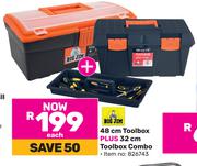 Big Jim 48cm Toolbox Plus 32cm Toolbox Combo-Each