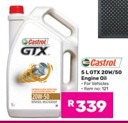 Castrol 5L GTX 20W/50 Engine Oil