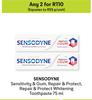 Sensodyne Sensitivity & Gum,Repair & Protect,Repair & Protect Whitening Toothpaste-For 2 x 75ml