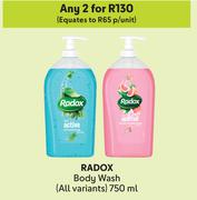 Radox Body Wash (All Variants)-For 2 x 750ml