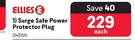 Ellies E Surge Safe Power Protector Plug 242155