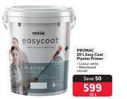 Promac Easy Coat Plaster Primer 460468-20Ltr 