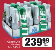Castle Lite Handies-24 x 340ml Per Case