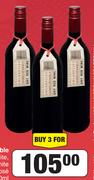 Unbelievable Dry Red Or White, Semi Sweet White Or Sweet Rose-For 3 x 750ml