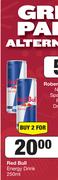 Red Bull Energy Drink-For 2 x 250ml