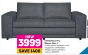 Tranquility Grey Sleeper Couch
