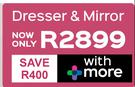 Astrid Dresser & Mirror
