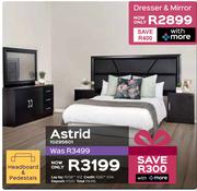 Astrid Headboard & Pedestals 10295601
