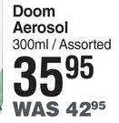 Doom Aerosol Assorted-300ml 