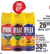 Dyroach Or Dyant Or Dyflea Assorted-300ml Each
