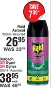 Raid Aerosol Assorted-300ml 