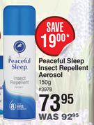 Peaceful Sleep Insect Repellent Aerosol-150g