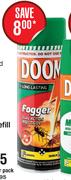 Doom Long Lasting Fogger Dual Action Insecticide-350ml