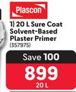 Plascon Sure Coat Solvent Based Plaster Primer-20Ltr
