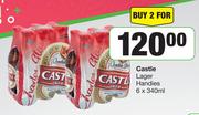 Castle Lager Handies-For 2 x 6 x 340ml