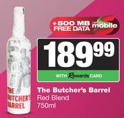 The Butcher's Barrel Red Blend-750ml