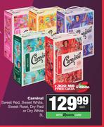 Carnival Sweet Red,Sweet White,Sweet Rose,Dry Red Or Dry White-3L